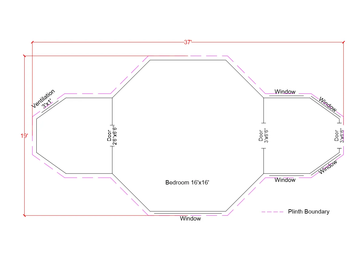 12x24 Tent Electrical Layout
